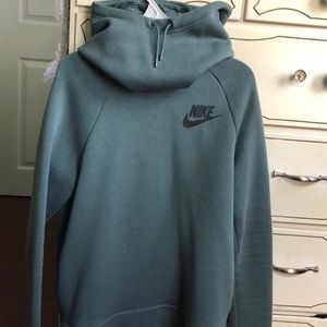 Women’s Green Nike Cowl Neck Sweatshirt